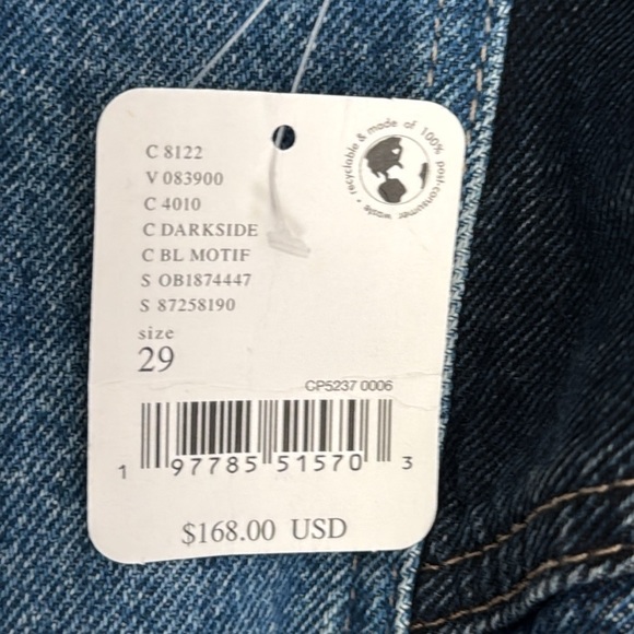 FREE PEOPLE Moonlit Moto Slim Bootcut Jeans - Picture 10 of 12